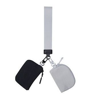 Dual - Pocket Hanging Wallet with Strap - Ideal for Cash, Cards and Small Items