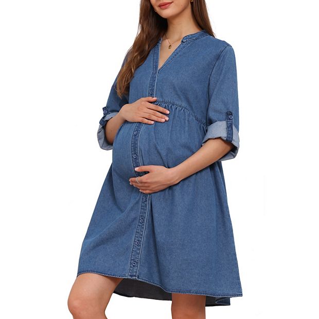 white christmas dresses The Mama Denim Dress main image 1