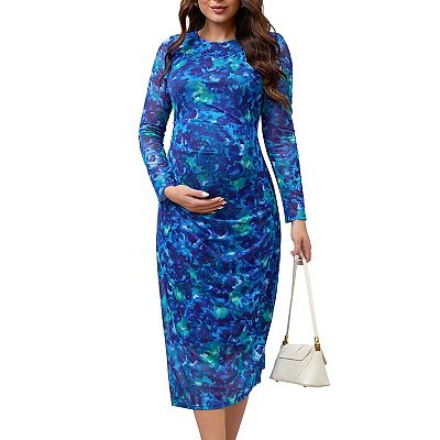 pregnancy designer dresses Luxury Red Maternity Gown, Pregnant Guest, Baby Shower, Gender Reveal   Chic Bump Club