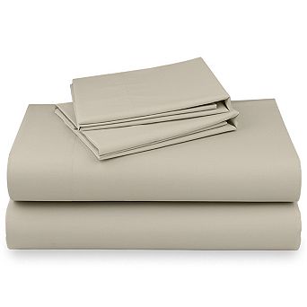 California Design Den Certified Luxury 100% Egyptian Cotton Deep Pocket Sheet Set - Crisp Percale
