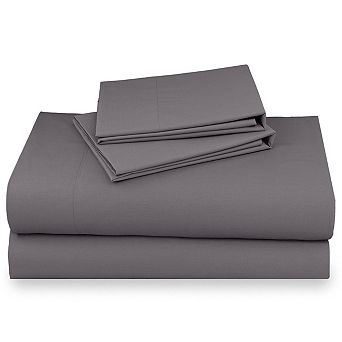 California Design Den Certified Luxury 100% Egyptian Cotton Deep Pocket Sheet Set - Crisp Percale