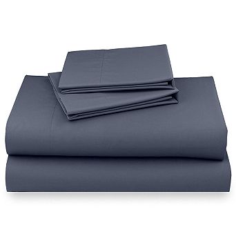 California Design Den Certified Luxury 100% Egyptian Cotton Deep Pocket Sheet Set - Crisp Percale
