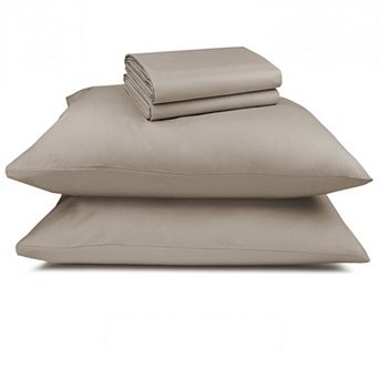 California Design Den 100% Egyptian Cotton Deep Pocket Sheet Set - Crisp Percale