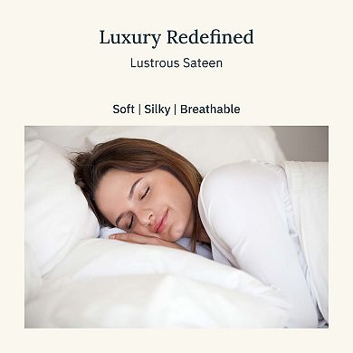 California Design Den Certified Luxury 100% Egyptian Cotton Deep Pocket Sheet Set - Durable Sateen