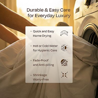 California Design Den Luxury 800 Thread Count Deep Pocket Sheet Set - 100% Cotton, Durable Sateen