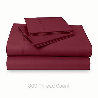California Design Den Luxury 800 Thread Count Deep Pocket Sheet Set - 100% Cotton, Durable Sateen