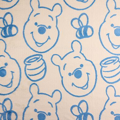 The Big One® Disney’s Winnie the Pooh Allover Print High Low Sherpa Throw Blanket