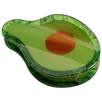 Emberly Cut Avocado Hair Claw Clip
