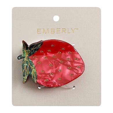 Emberly Strawberry Claw Clip