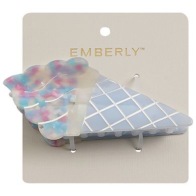 Emberly Ice Cream Cone Claw Clip