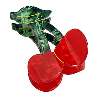 Emberly Cherry Design Hair Claw Clip