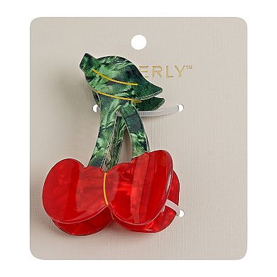 Emberly Cherry Design Hair Claw Clip