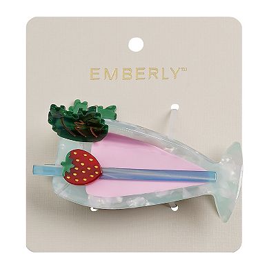 Emberly Strawberry & Mint Claw Clip