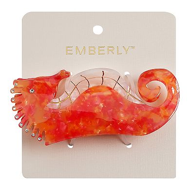 Emberly Sea Horse Hair Claw Clip