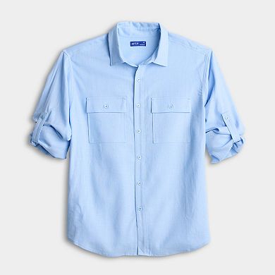 Men's Apt. 9® Utility Button-Down Shirt