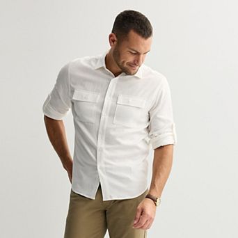 Men's Apt. 9® Utility Button-Down Shirt