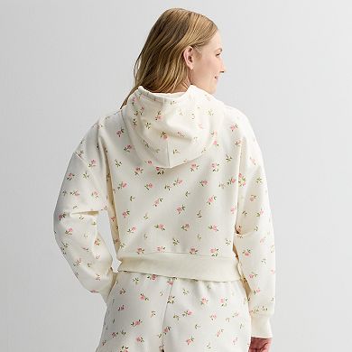 Juniors' Strawberry Shortcake Graphic Zip Hoodie