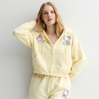 Juniors' Hello Kitty & Friends Long Sleeve Zip Hoodie