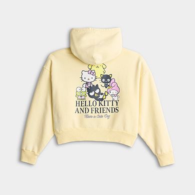 Juniors' Hello Kitty & Friends Long Sleeve Zip Hoodie