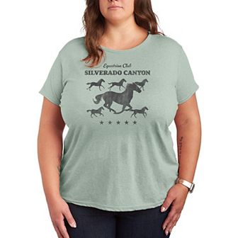 Plus Size Equestrian Club Silverado Canyon Graphic Tee