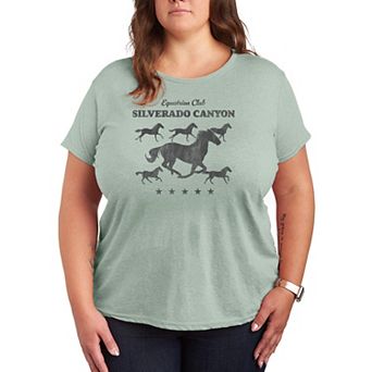 Plus Size Equestrian Club Silverado Canyon Graphic Tee