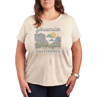 Plus Size Yosemite California Graphic Tee