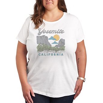 Plus Size Yosemite California Graphic Tee
