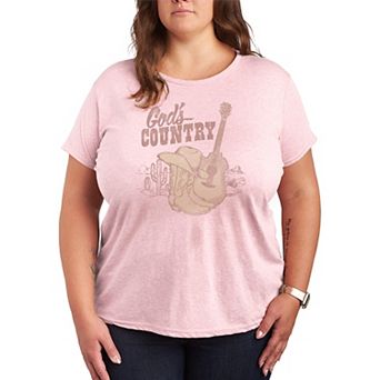 Plus Size God's Country Western Graphic Tee