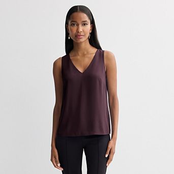 Petite Nine West V-Neck Tank Top