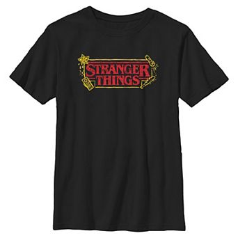 Boys 6-20 Stranger Things Icons Logo Graphic Tee