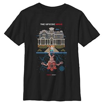 Boys 8-20 Stranger Things The Upside Down Press Start Graphic Tee