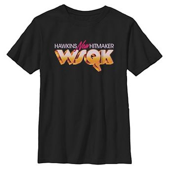 Boys 8-20 Stranger Things WSQK Hawkins New Hitmaker Graphic Tee