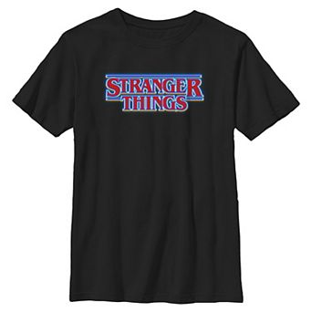 Boys 6-20 Stranger Things Glow Logo Graphic Tee