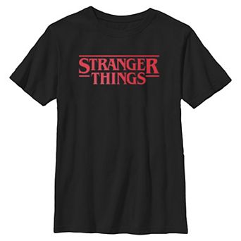 Boys 8-20 Stranger Things Textured Logo Graphic Tee