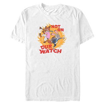 Big & Tall Disney's Zootopia 2 Nick And Judy Not On Our Watch Graphic Tee