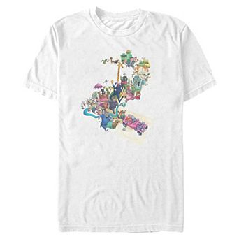 Big & Tall Disney's Zootopia 2 Animals' Line Graphic Tee