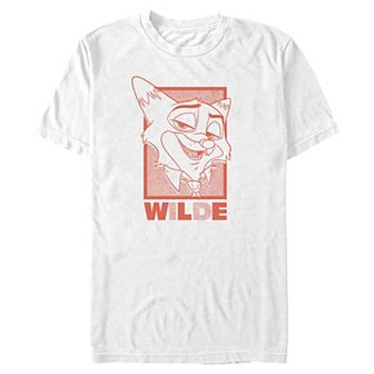 Big & Tall Disney's Zootopia 2 Nick Wilde Portrait Graphic Tee