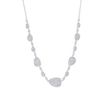 Argento Bella Cubic Zirconia Pendant Necklace