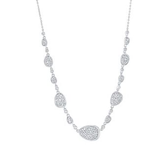 Argento Bella Cubic Zirconia Pendant Necklace