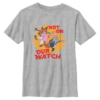 Boys 8-20 Disney's Zootopia 2 Nick And Judy Not On Our Watch Graphic Tee