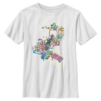Boys 8-20 Disney's Zootopia 2 Animals' Line Graphic Tee