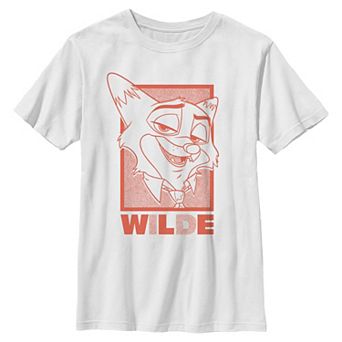 Boys 6-20 Disney's Zootopia 2 Nick Wilde Portrait Graphic Tee