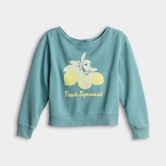 Girls 7-16 Sea + Skye Boatneck Fleece Sweatshirt