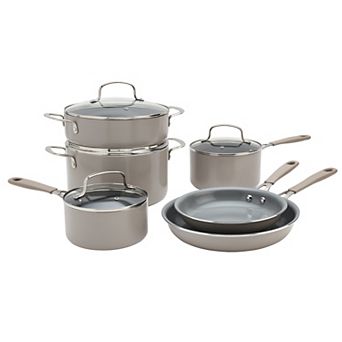 Mingle & Co. 10 pc Silicone Ceramic Cookware Set