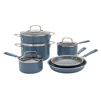 Mingle & Co. 10 pc Silicone Ceramic Cookware Set