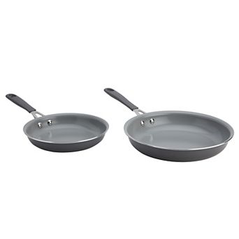 Mingle & Co. Silicone Ceramic 2 pc Skillet Set