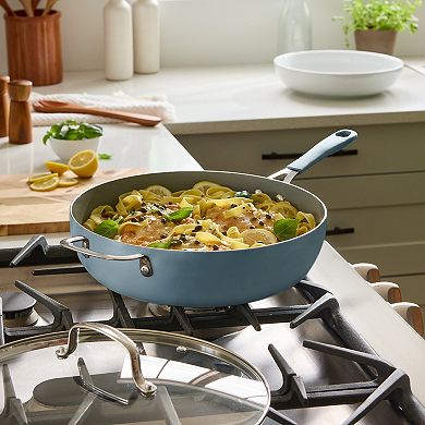 Mingle & Co. 12-Inch Deep Skillet with Lid