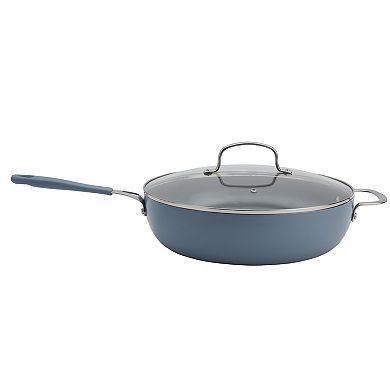 Mingle & Co. 12-Inch Deep Skillet with Lid