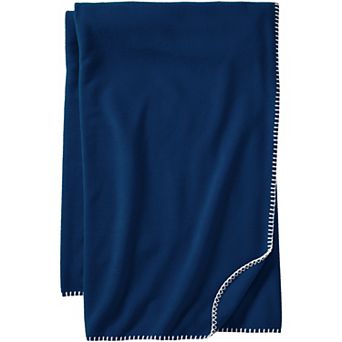 Lands' End Anyweather Fleece Throw Blanket