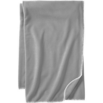 Lands' End Anyweather Fleece Throw Blanket
